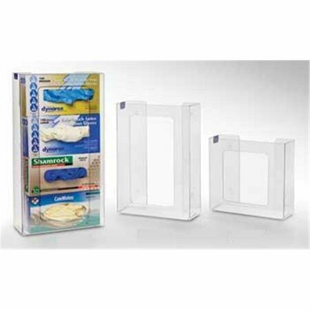VAL-PAK PRODUCTS RackEm Racks  4-Box Vertical Stacking Glove Dispensers - Clear Plastic RA299968